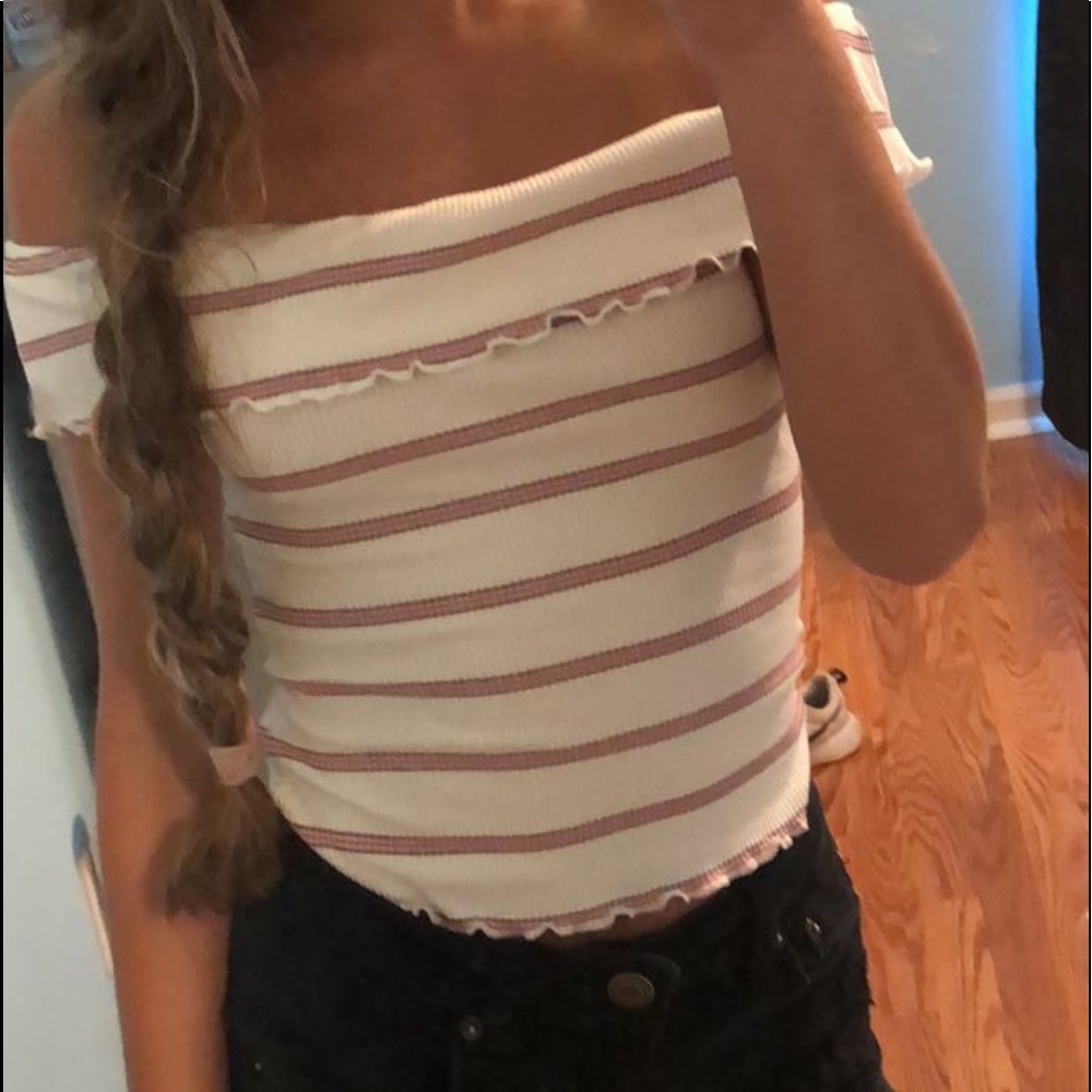 Off the shoulder shirt